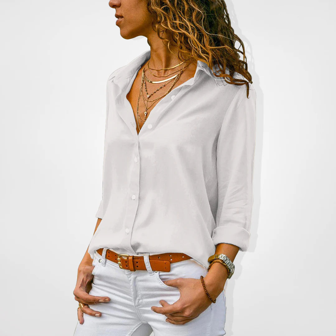 Helen - Ubesværet, afslappet button-down-skjorte