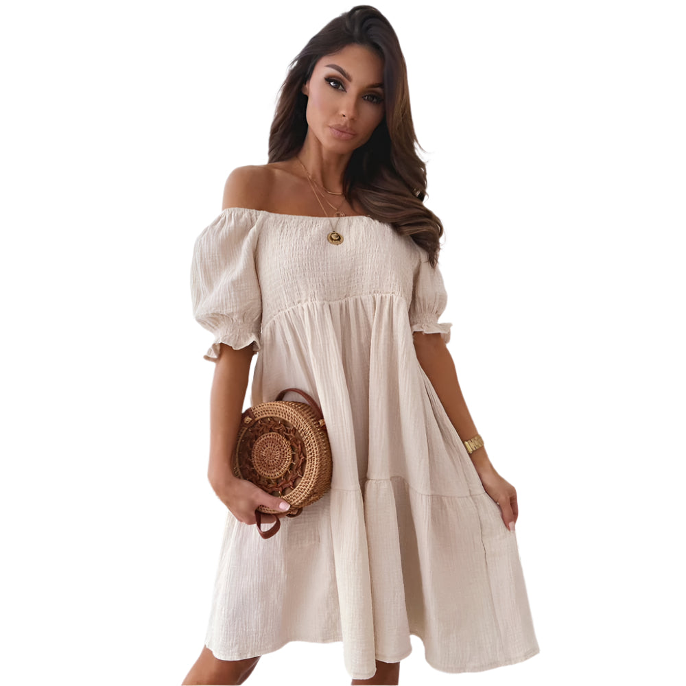 Ella Off-Shoulder Sommerkjole til Kvinder
