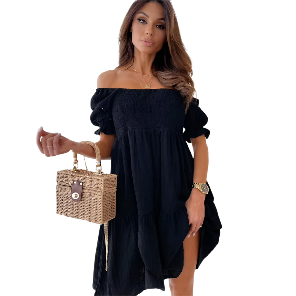 Ella Off-Shoulder Sommerkjole til Kvinder