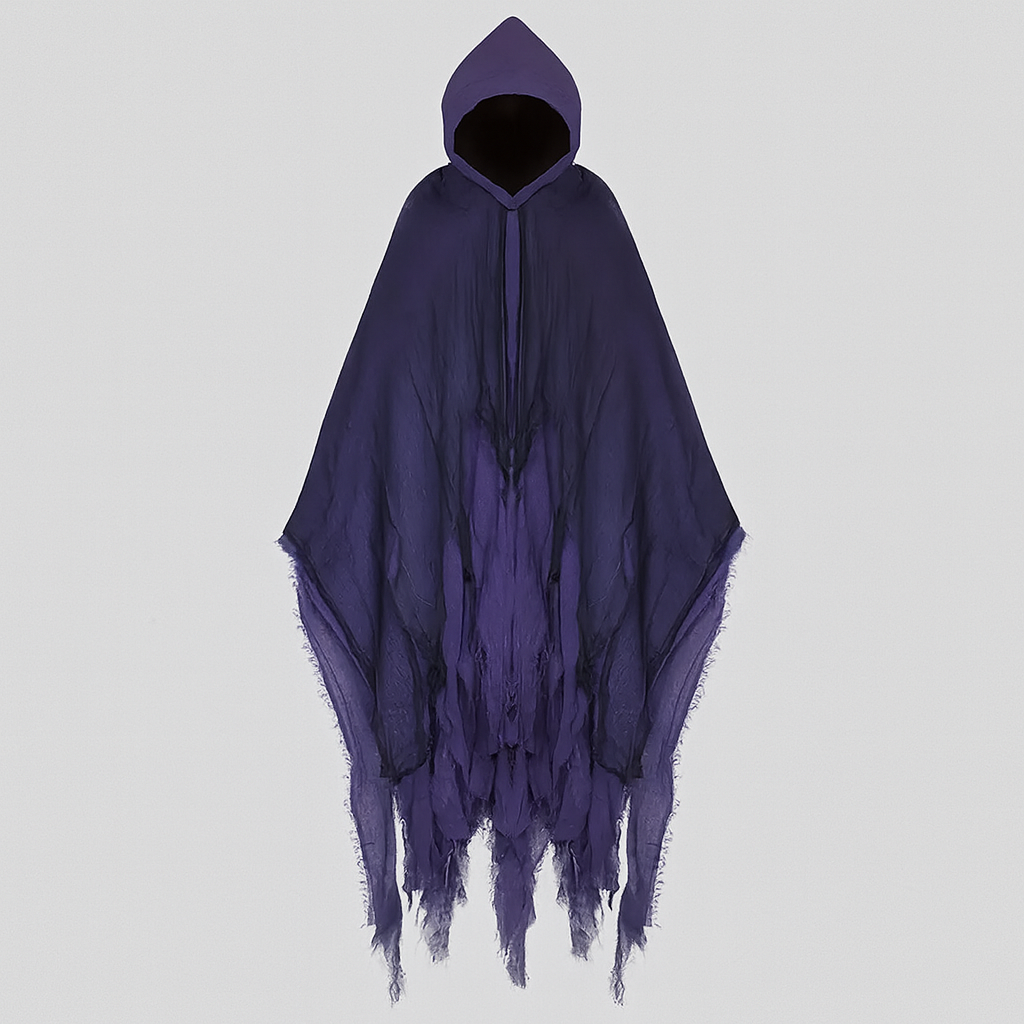 Terrifying Skeleton Halloween Cloak with Hood – Uhyggelig Udklædning til Halloween