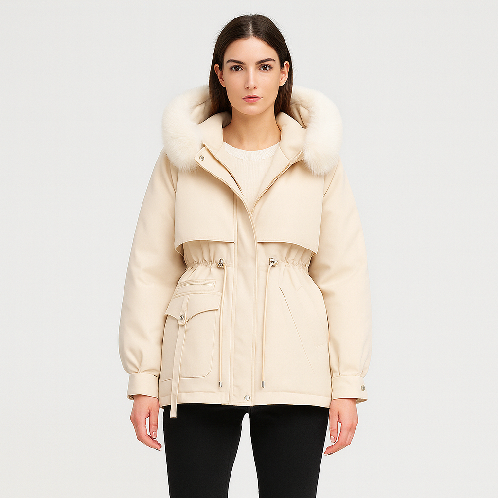 Éliane | Elegant vinterparka i kunstpels
