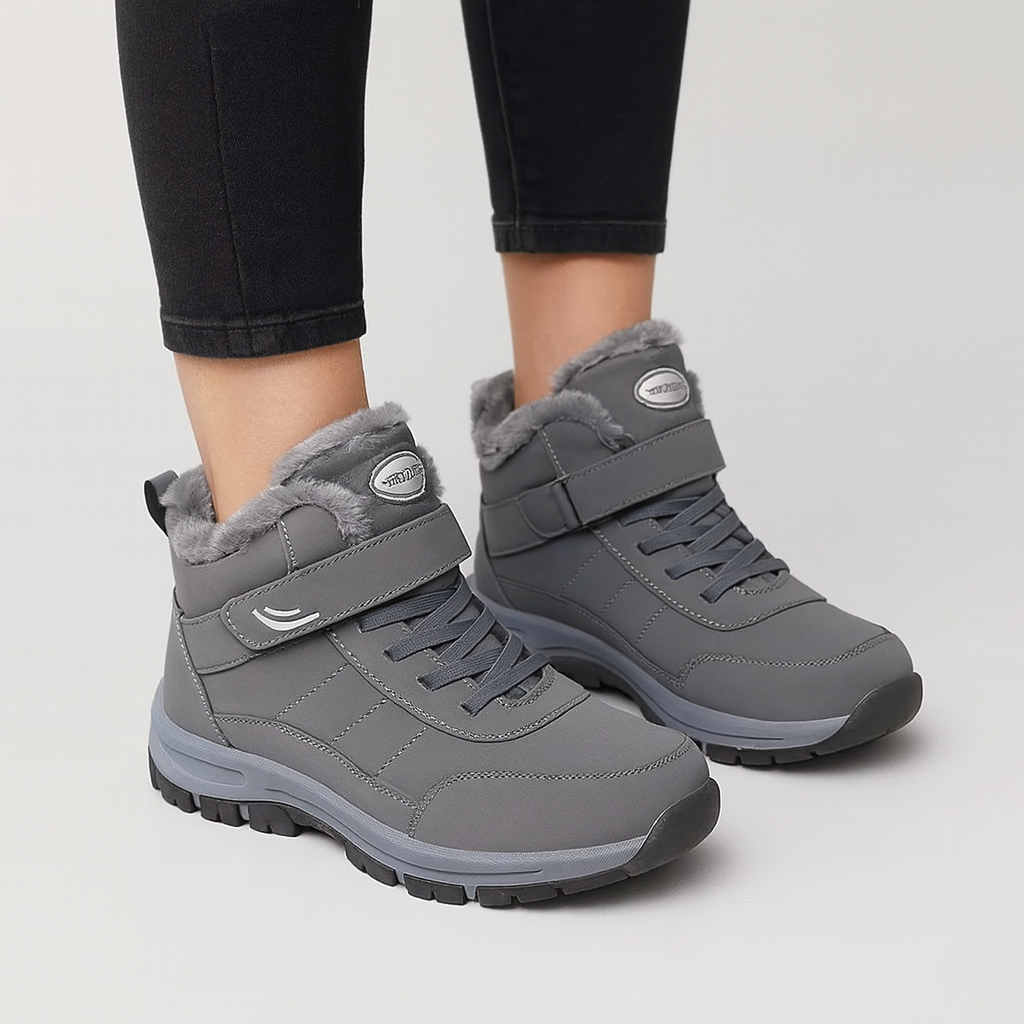 Ivy | Plysmørret foret vinter høj-top sne sneakers til damer