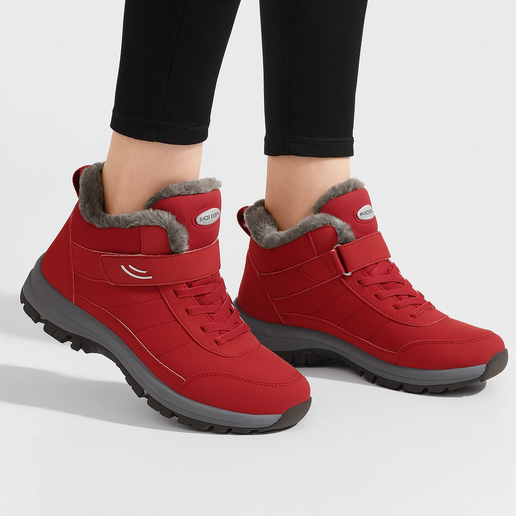 Ivy | Plysmørret foret vinter høj-top sne sneakers til damer