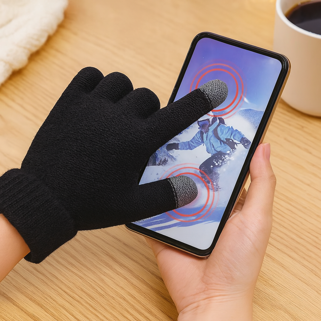 ColdGrip | Tykkere vintersporthandsker – Touchscreen-kompatible til vandring og cykling