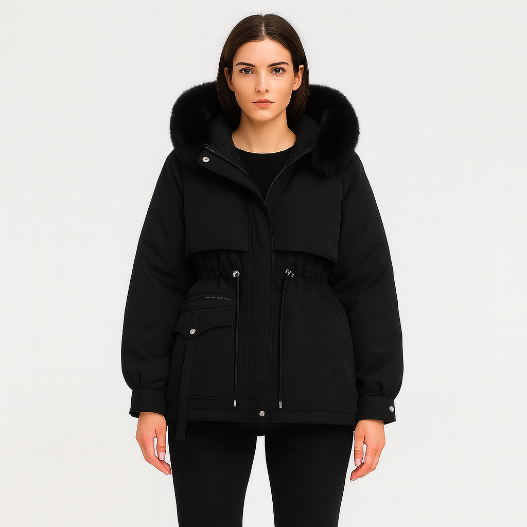 Éliane | Elegant vinterparka i kunstpels