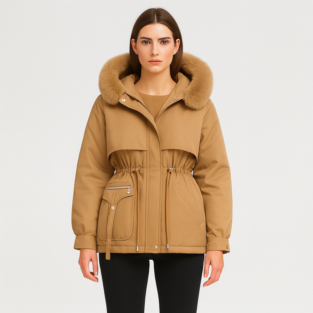 Éliane | Elegant vinterparka i kunstpels