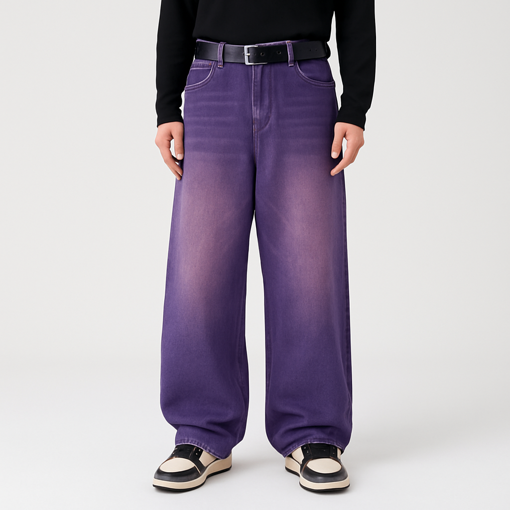 4Legend – Herre Flare Jeans – Afslappet street style, lommer, modent look