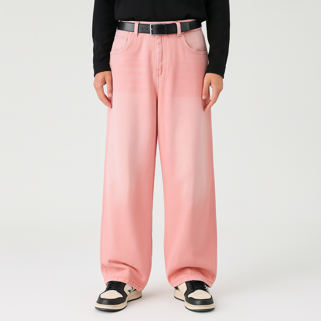 4Legend – Herre Flare Jeans – Afslappet street style, lommer, modent look