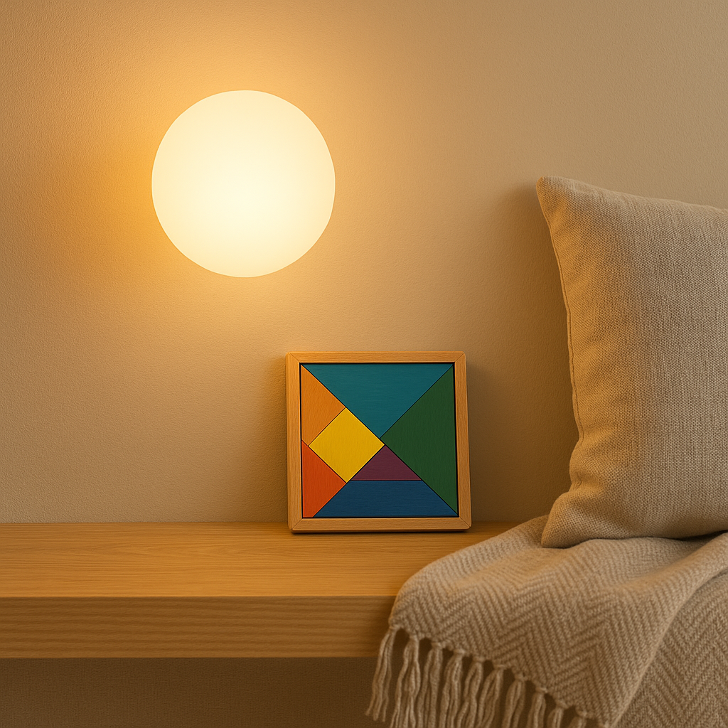 LumaGlow – Moderne væglampe med frostet glasskærm og elegant base