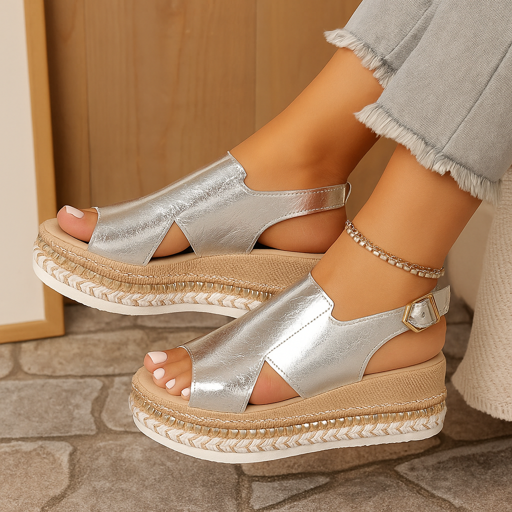 Lina Casual Wedge Footwear – Komfortable og stilfulde kile-sandaler til kvinder