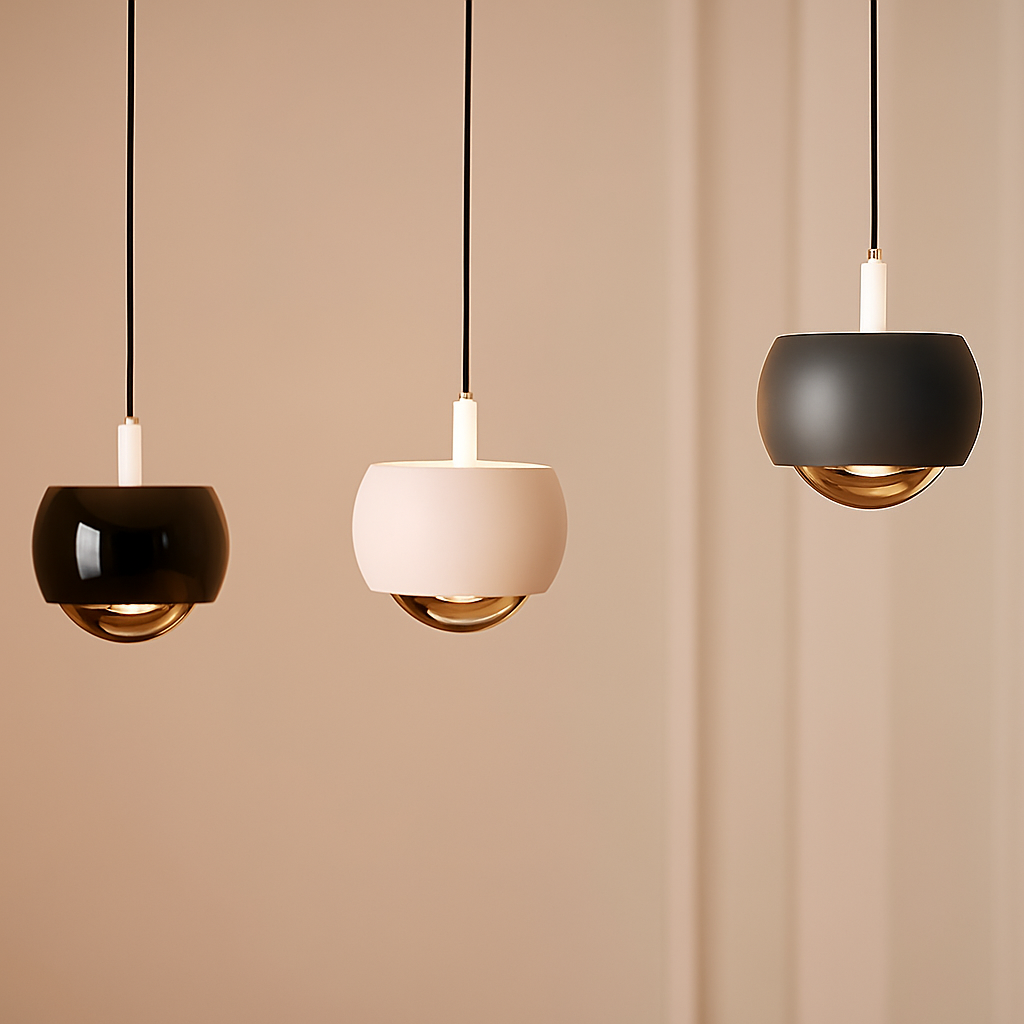 HaloForm – Minimalistisk pendellampe med LED-lys og elegant cirkulært design