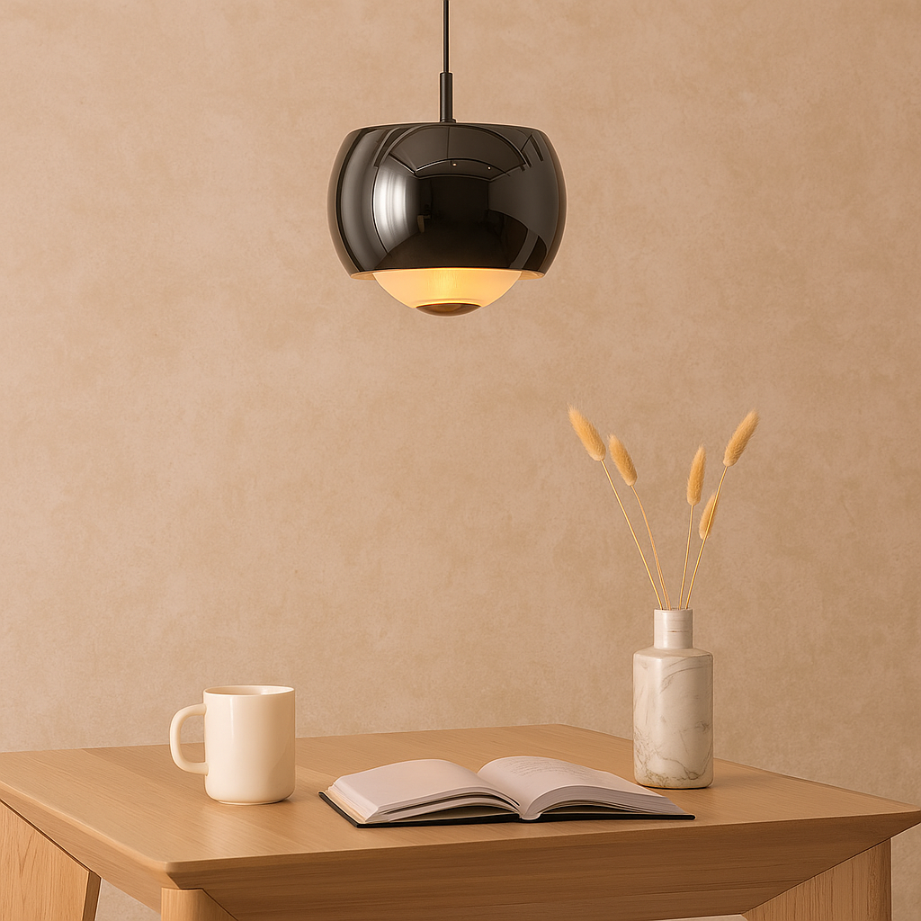 HaloForm – Minimalistisk pendellampe med LED-lys og elegant cirkulært design