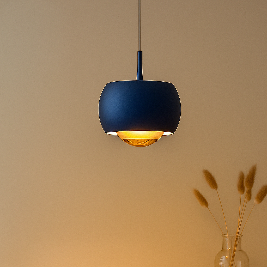 HaloForm – Minimalistisk pendellampe med LED-lys og elegant cirkulært design