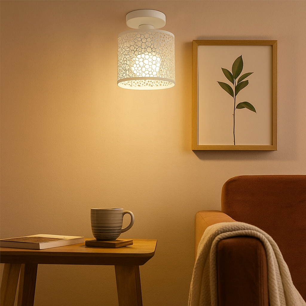 IronGlow – Industriel loftslampe med åbent rammedesign i vintagestil