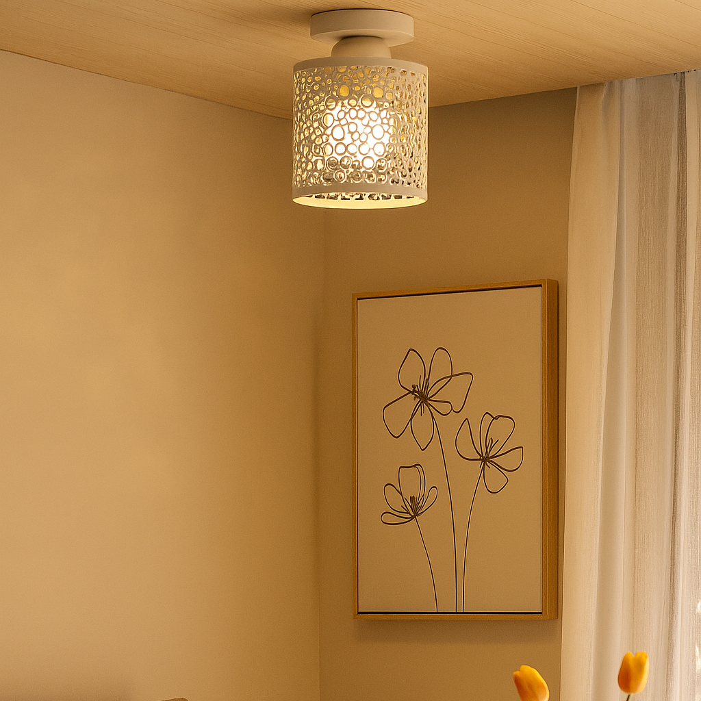 IronGlow – Industriel loftslampe med åbent rammedesign i vintagestil
