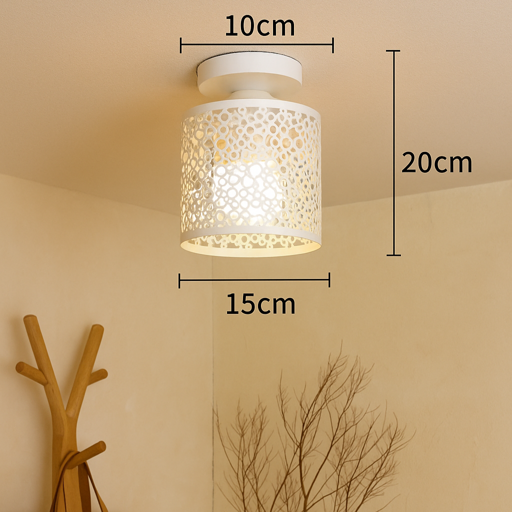 IronGlow – Industriel loftslampe med åbent rammedesign i vintagestil