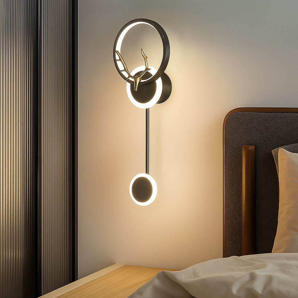 LumiNest – Elegant dobbeltlampe til minimalistisk og stemningsfuld belysning i hjemmet