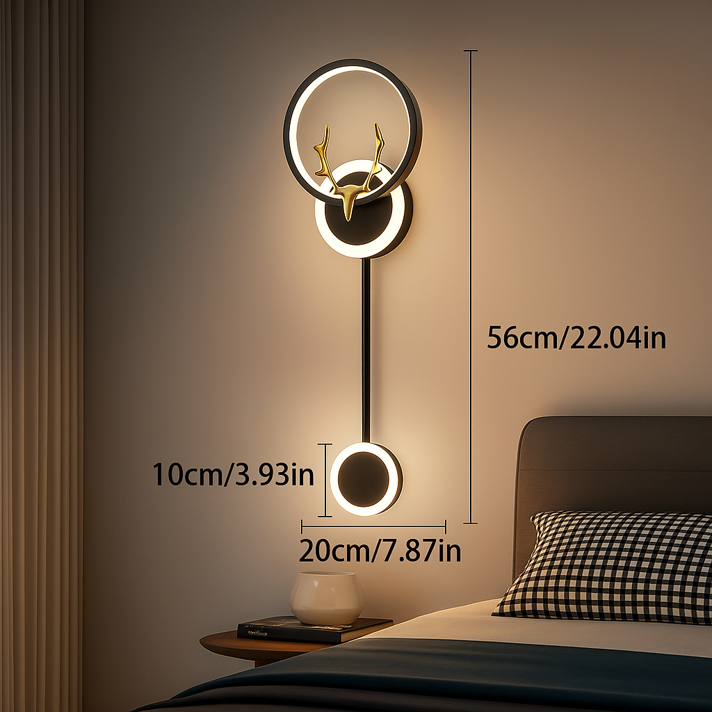 LumiNest – Elegant dobbeltlampe til minimalistisk og stemningsfuld belysning i hjemmet