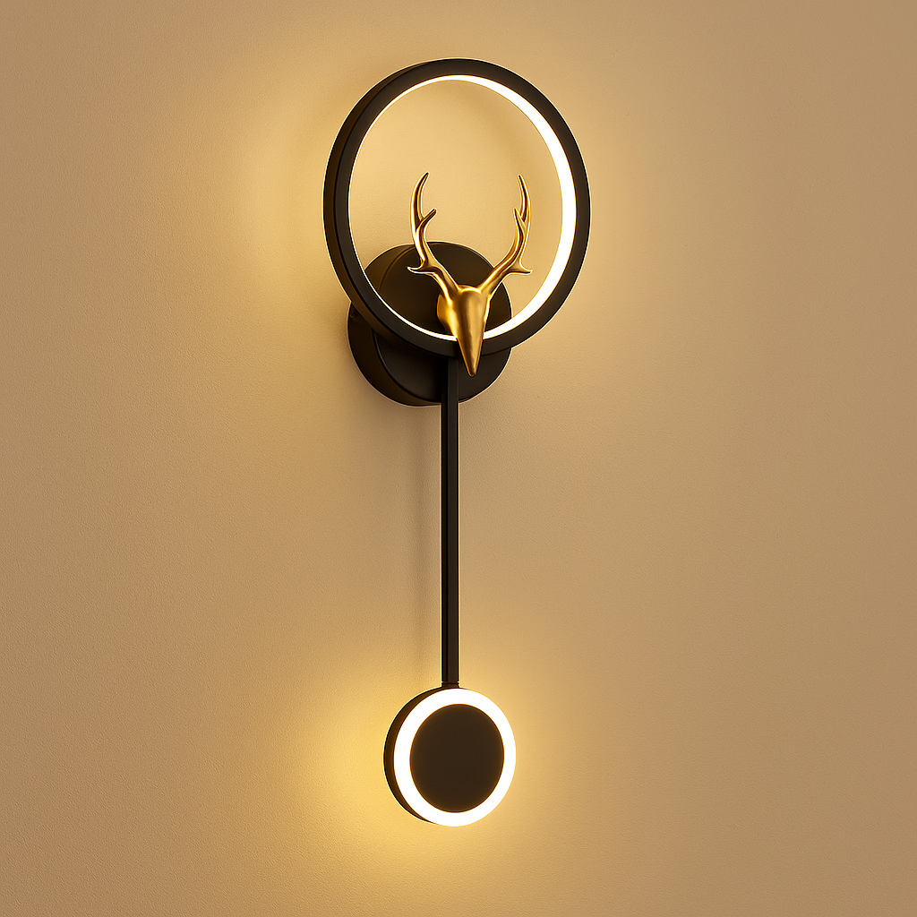 LumiNest – Elegant dobbeltlampe til minimalistisk og stemningsfuld belysning i hjemmet