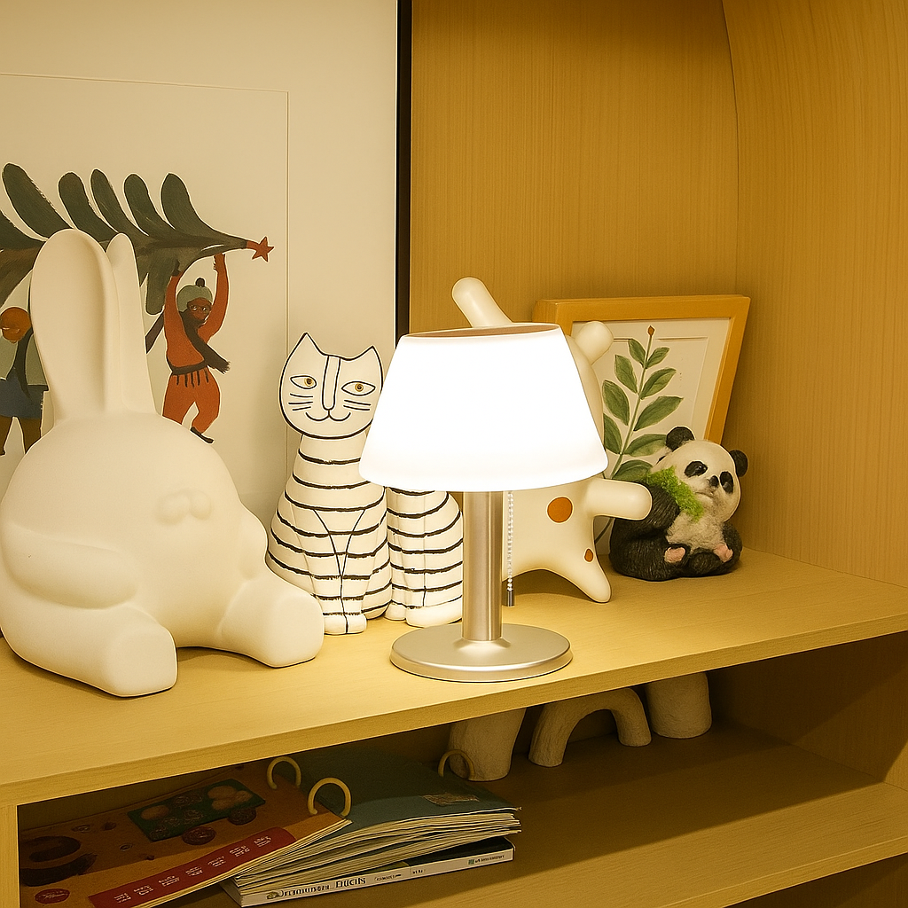 SunGlow – Elegant soldrevet bordlampe til udendørs charme