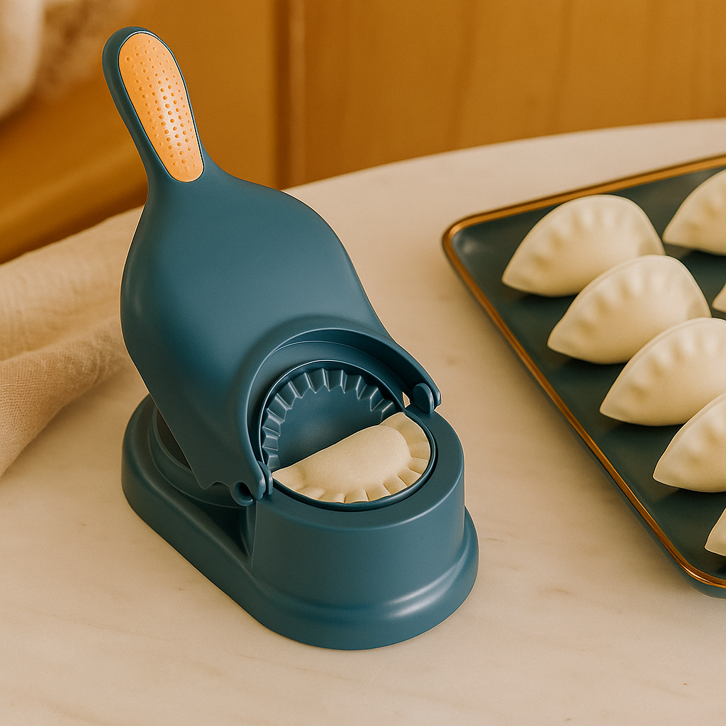 DoughMaster – 2-i-1 dumpling-sæt til hurtige og perfekte hjemmelavede dumplings