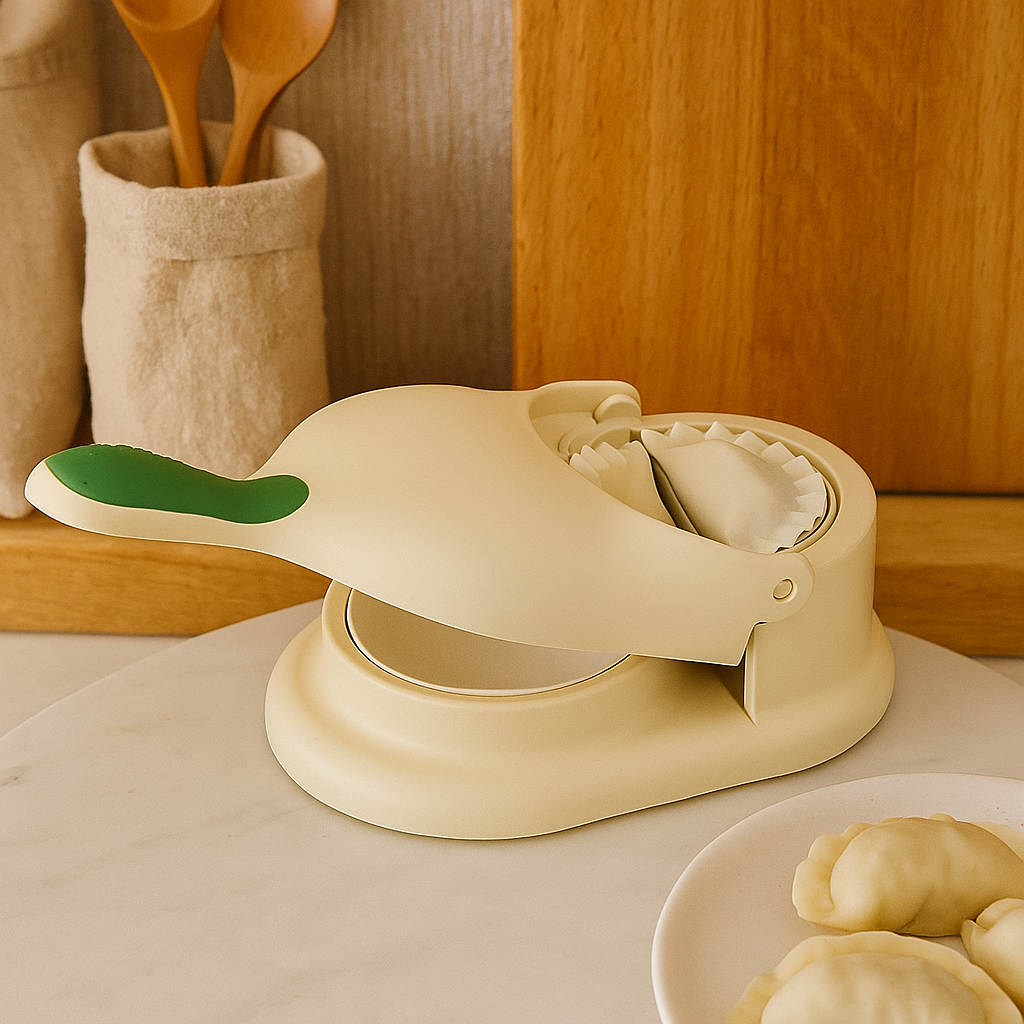 DoughMaster – 2-i-1 dumpling-sæt til hurtige og perfekte hjemmelavede dumplings