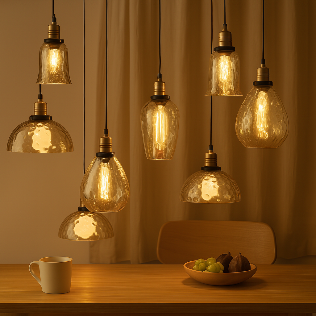 ForgeGlow Industriel Pendellampe