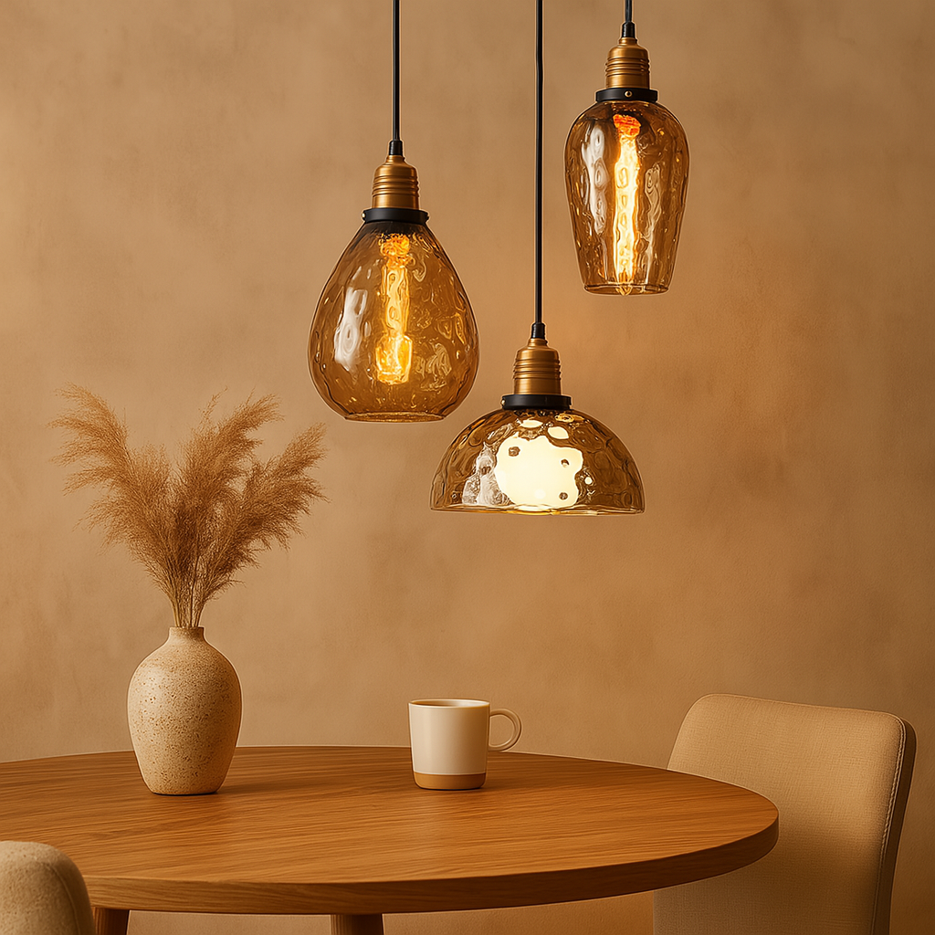 ForgeGlow Industriel Pendellampe