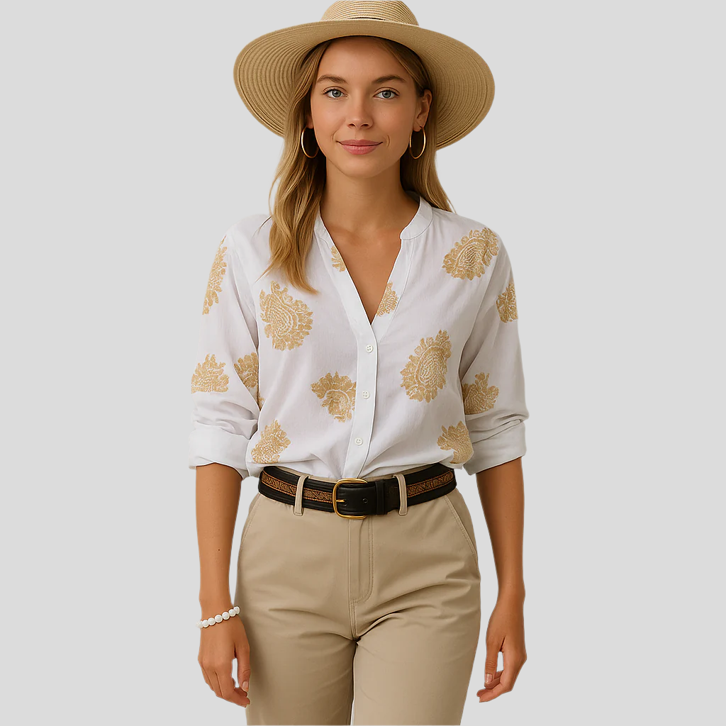Isla Bohemian Chic sommerbluse – Let langærmet top