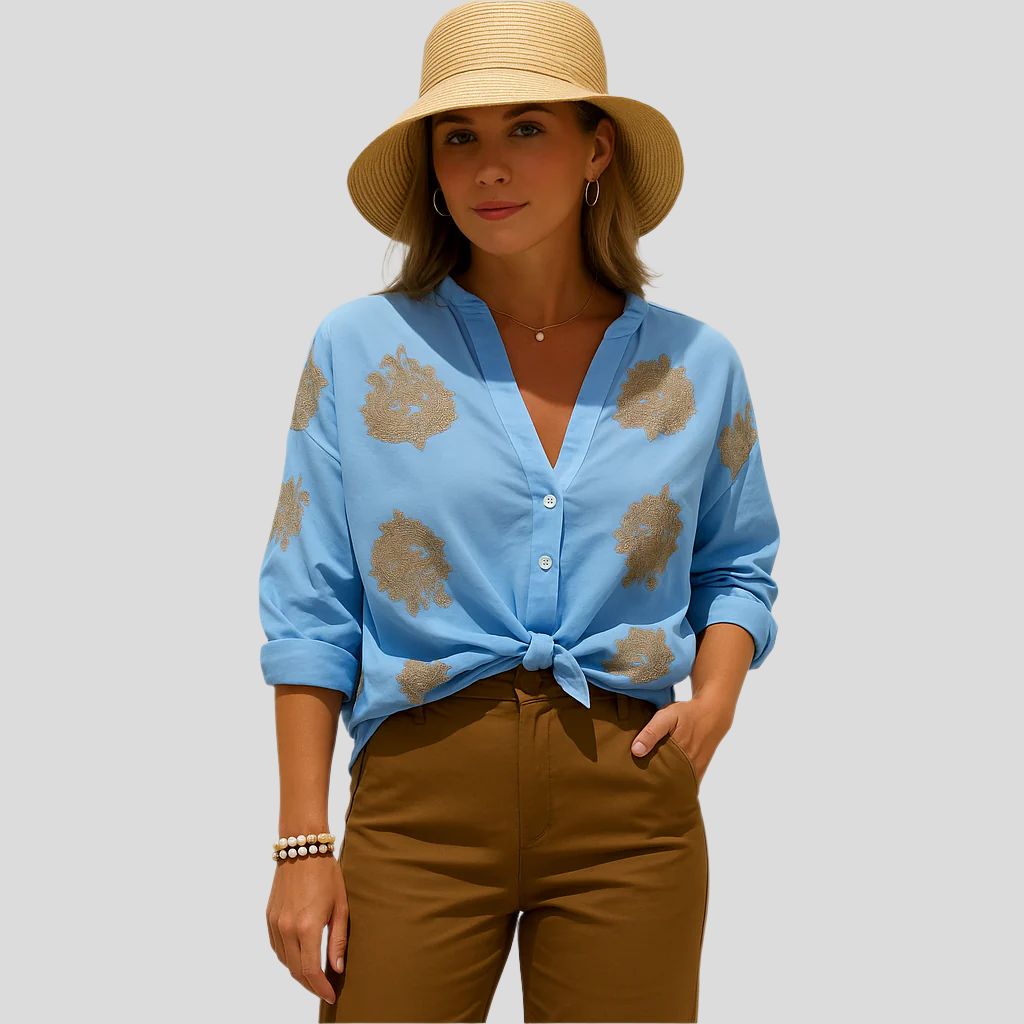 Isla Bohemian Chic sommerbluse – Let langærmet top