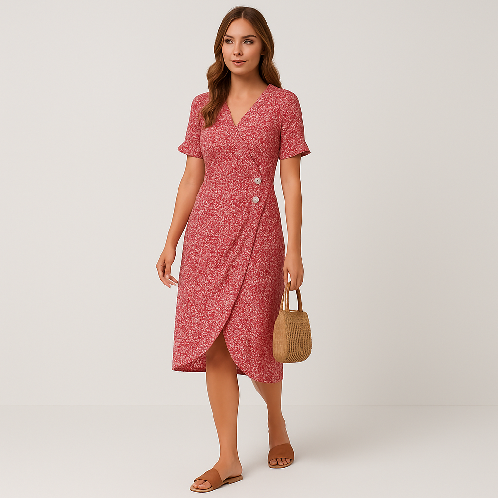 Amélie Ærmeløs Blomster Maxikjole – Elegant Aftenkjole
