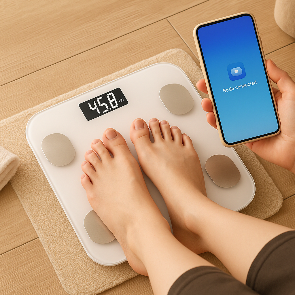 SmartBody Digital Kropskompositionsvægt med Mobil App-forbindelse