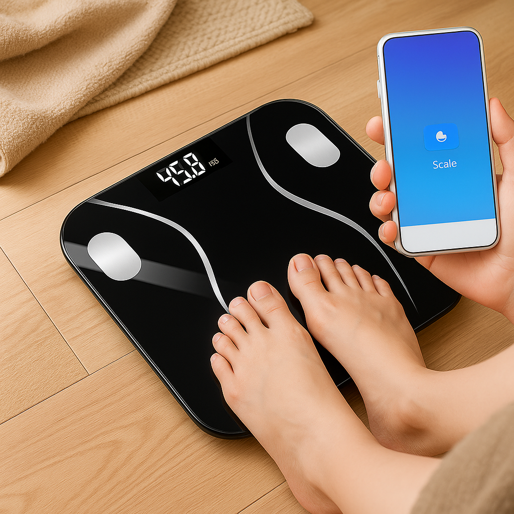 SmartBody Digital Kropskompositionsvægt med Mobil App-forbindelse