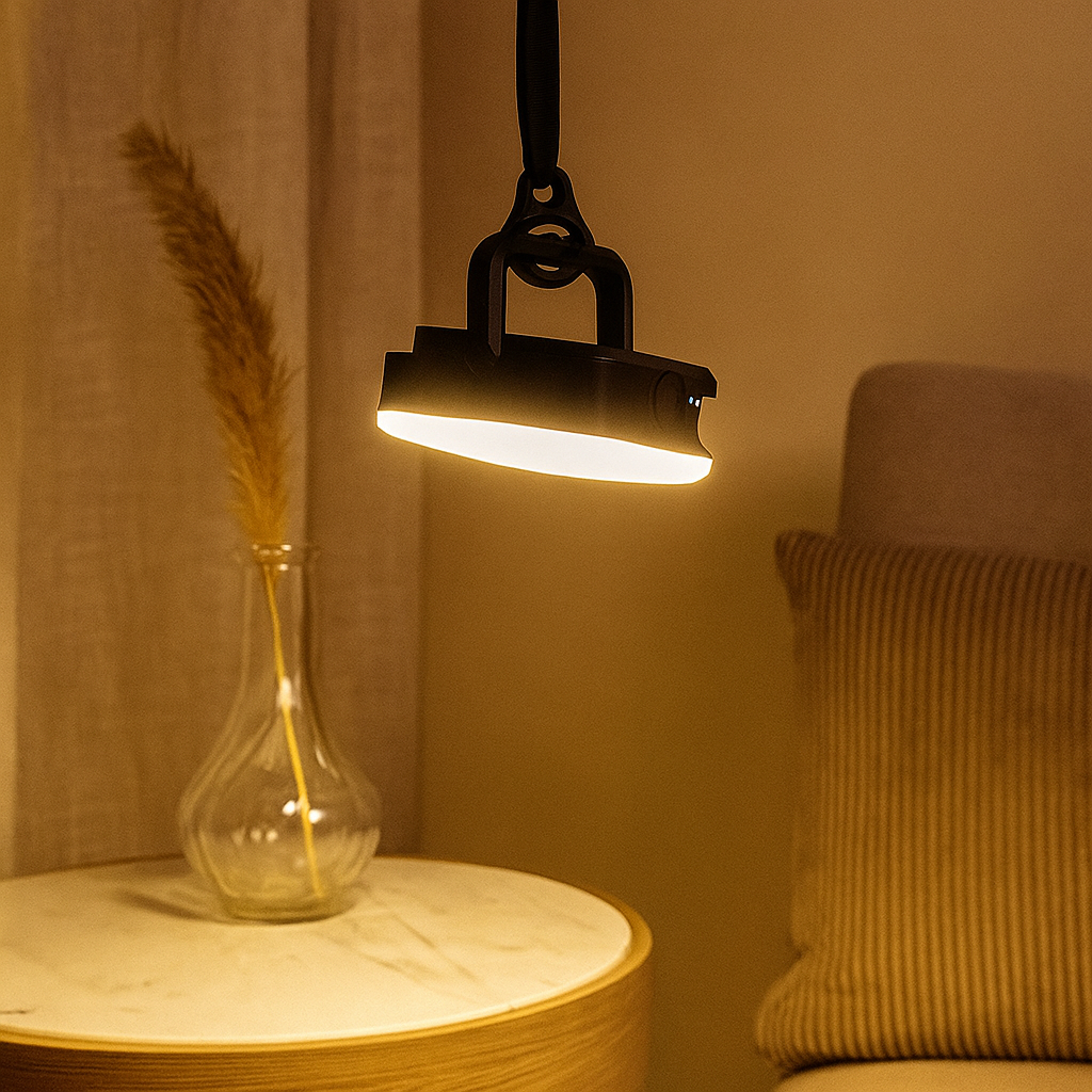 MagnaGlow – Magnetisk genopladelig LED-lampe med afrundet, kompakt design
