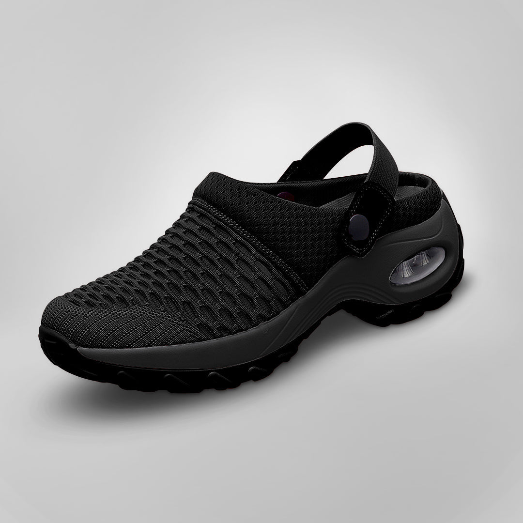 Alexandra - Komfortabel slip-on-træsko med luft