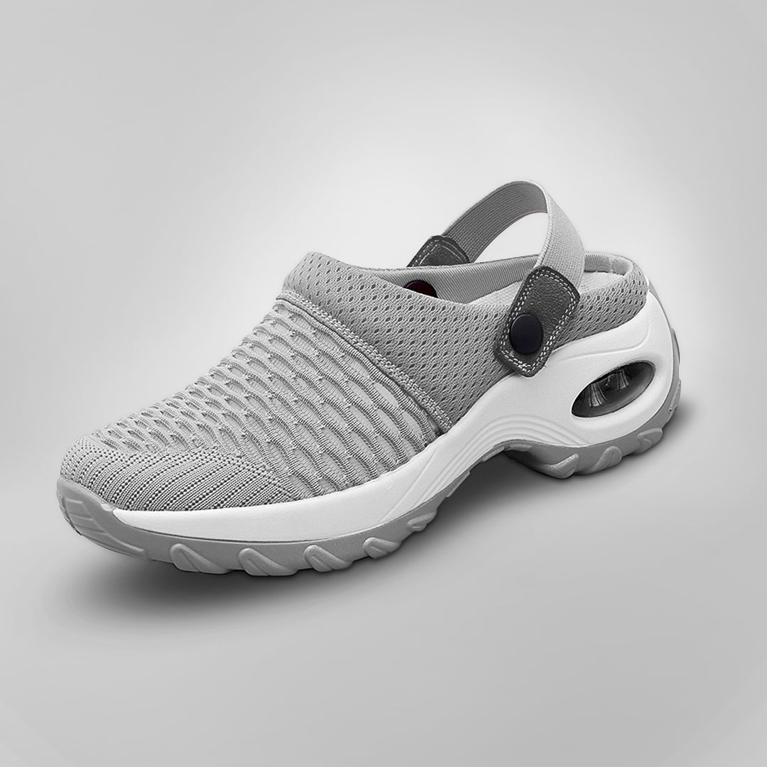 Alexandra - Komfortabel slip-on-træsko med luft
