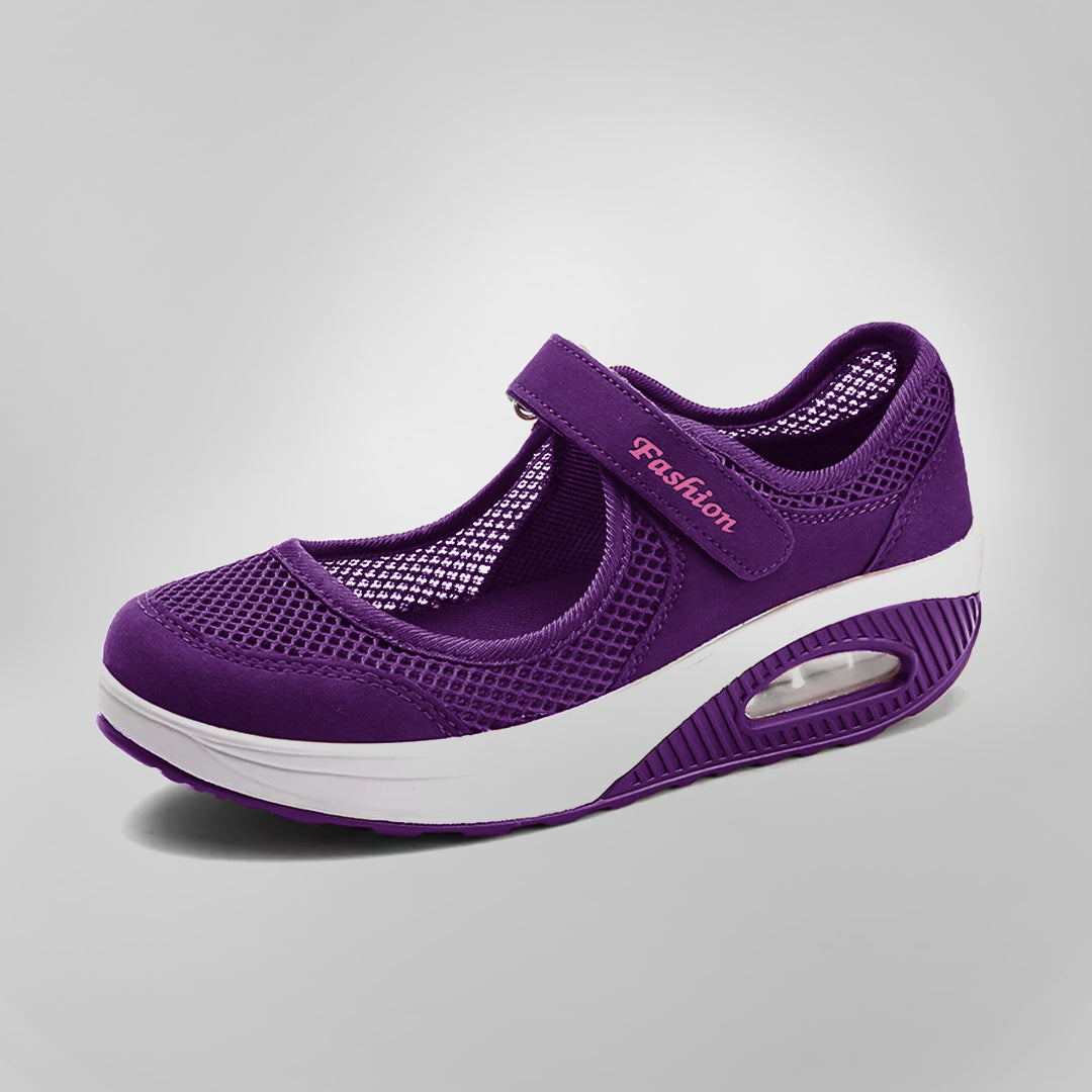Maica - Mesh wedge fritidssko