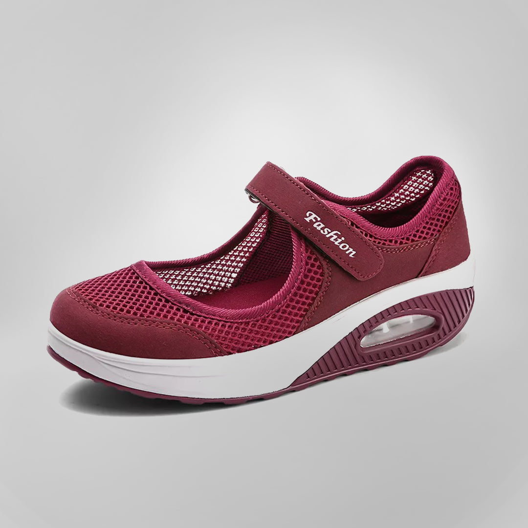 Maica - Mesh wedge fritidssko