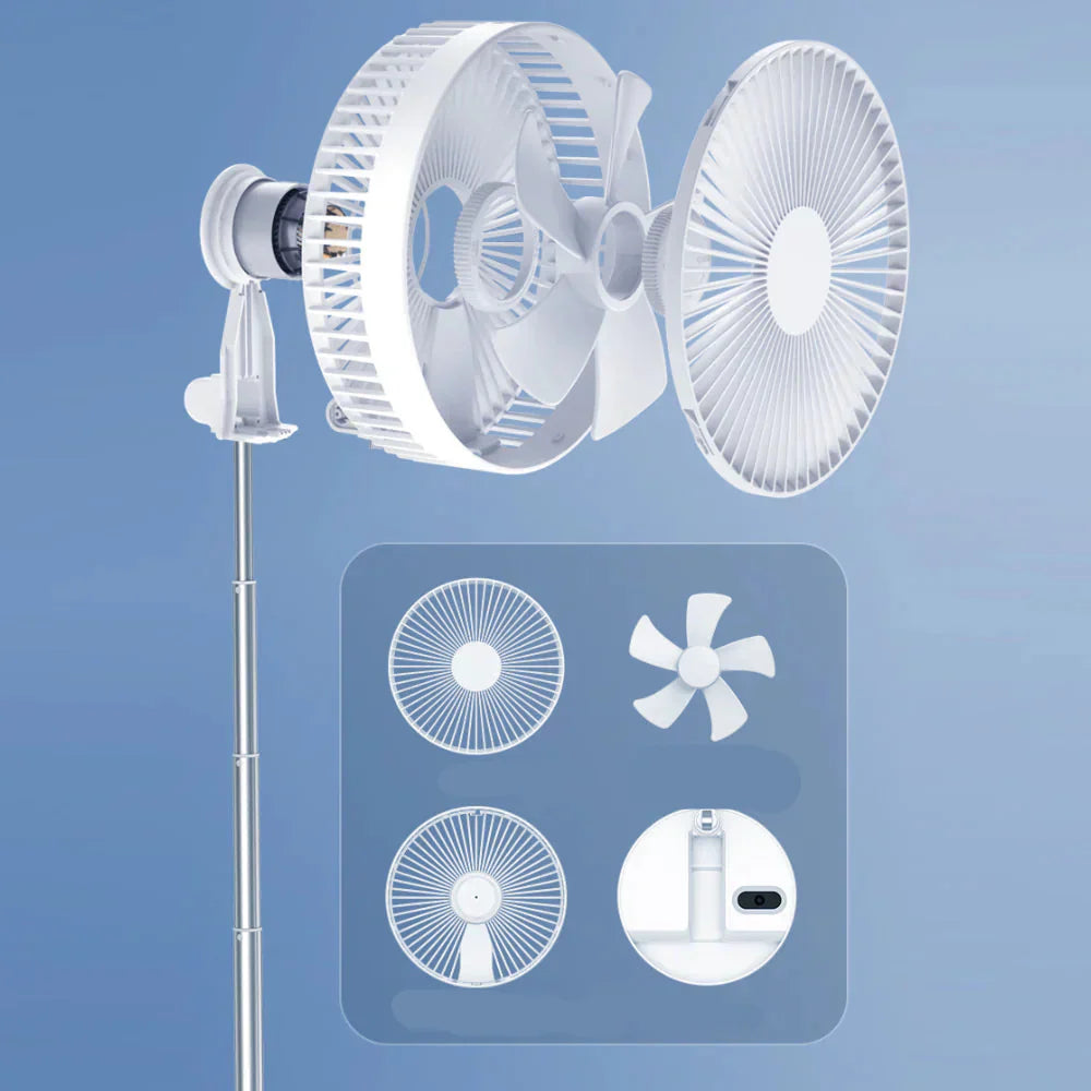 BreezeMate - Foldbar og justerbar bordventilator