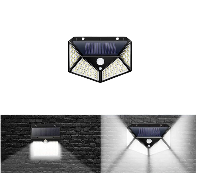 EcoBright Solcellelampe med Bevægelsessensor
