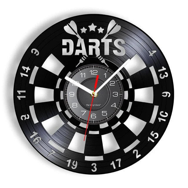 GameTime Vintage Dartboard vægur