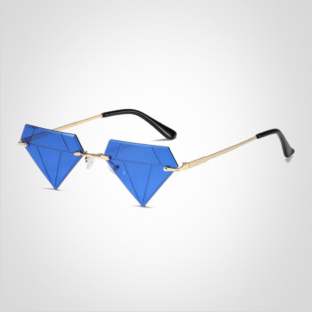 Clara Diamantformet Solbrille med UV400 Beskyttelse – Elegant og Moderne Design