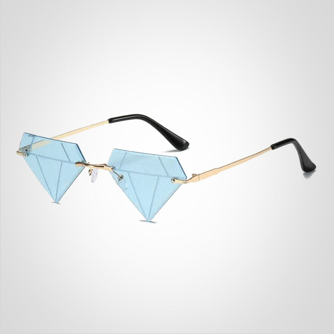 Clara Diamantformet Solbrille med UV400 Beskyttelse – Elegant og Moderne Design