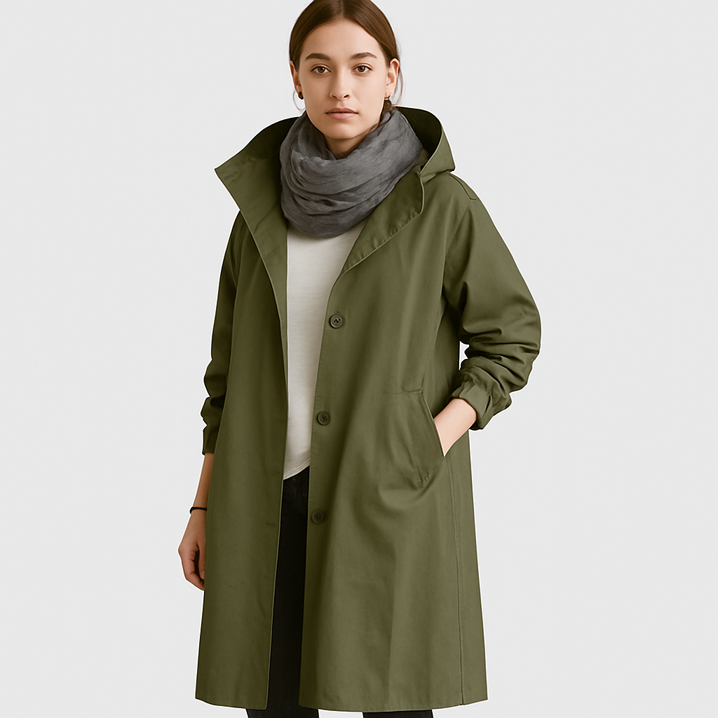 Ella | Tidløs, vandtæt Trenchcoat