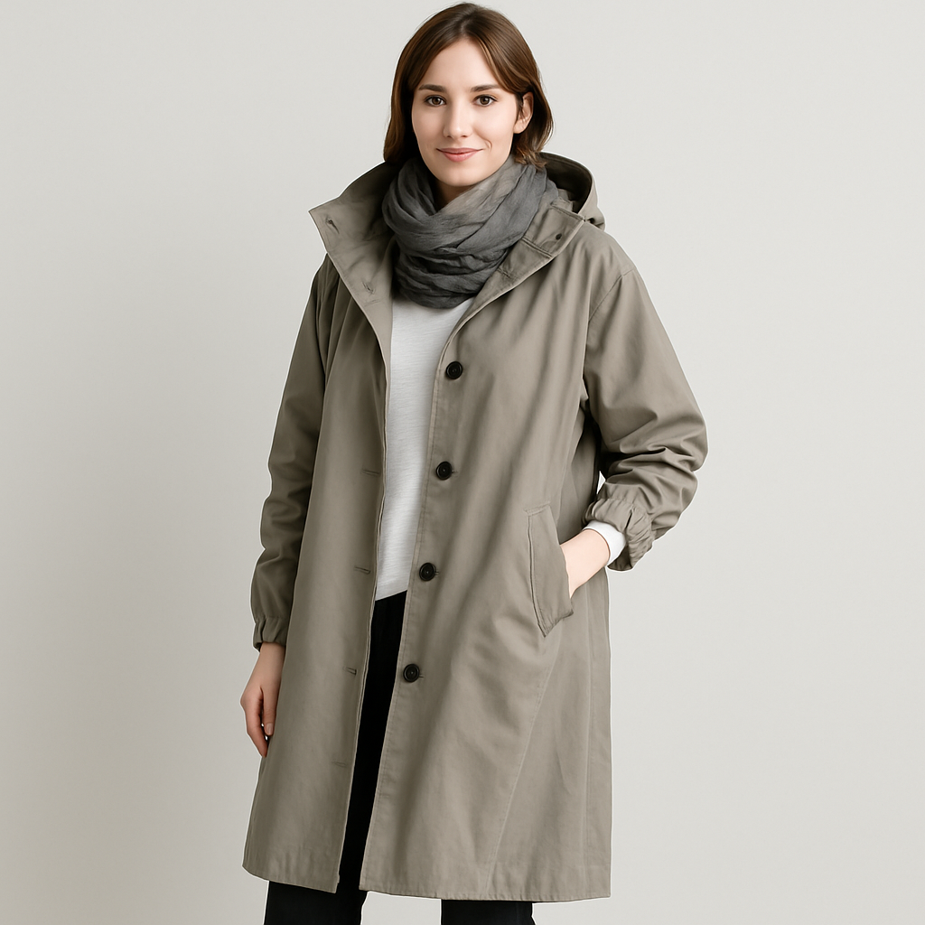 Ella | Tidløs, vandtæt Trenchcoat