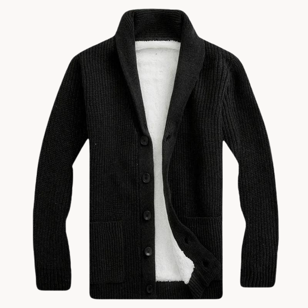 Jacob - Stilig fleece cardiganjakke