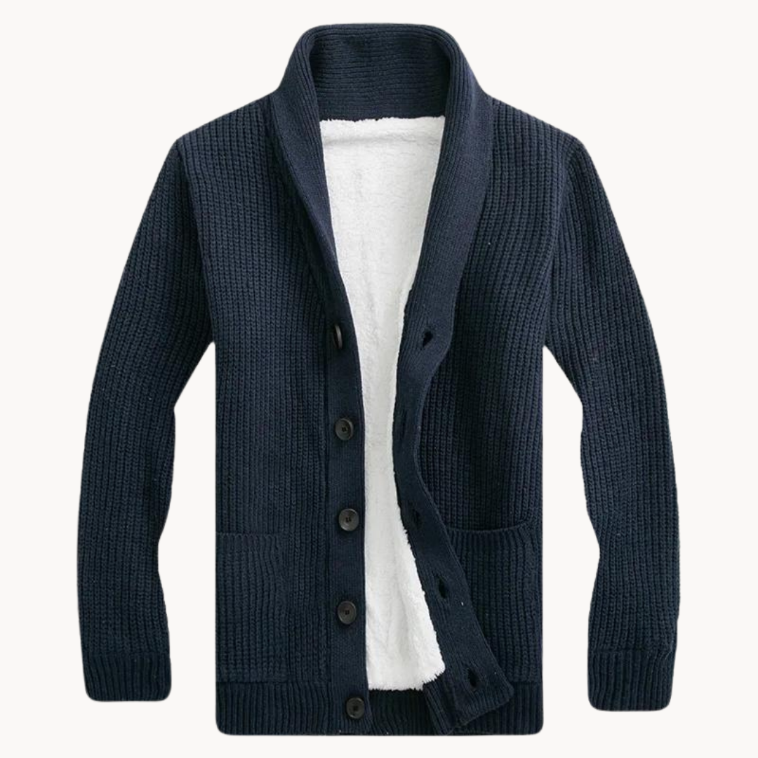 Jacob - Stilig fleece cardiganjakke