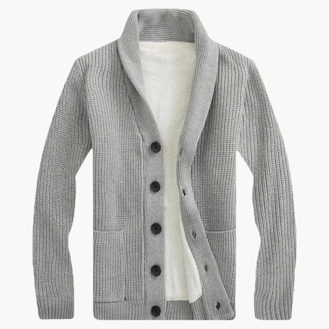 Jacob - Stilig fleece cardiganjakke