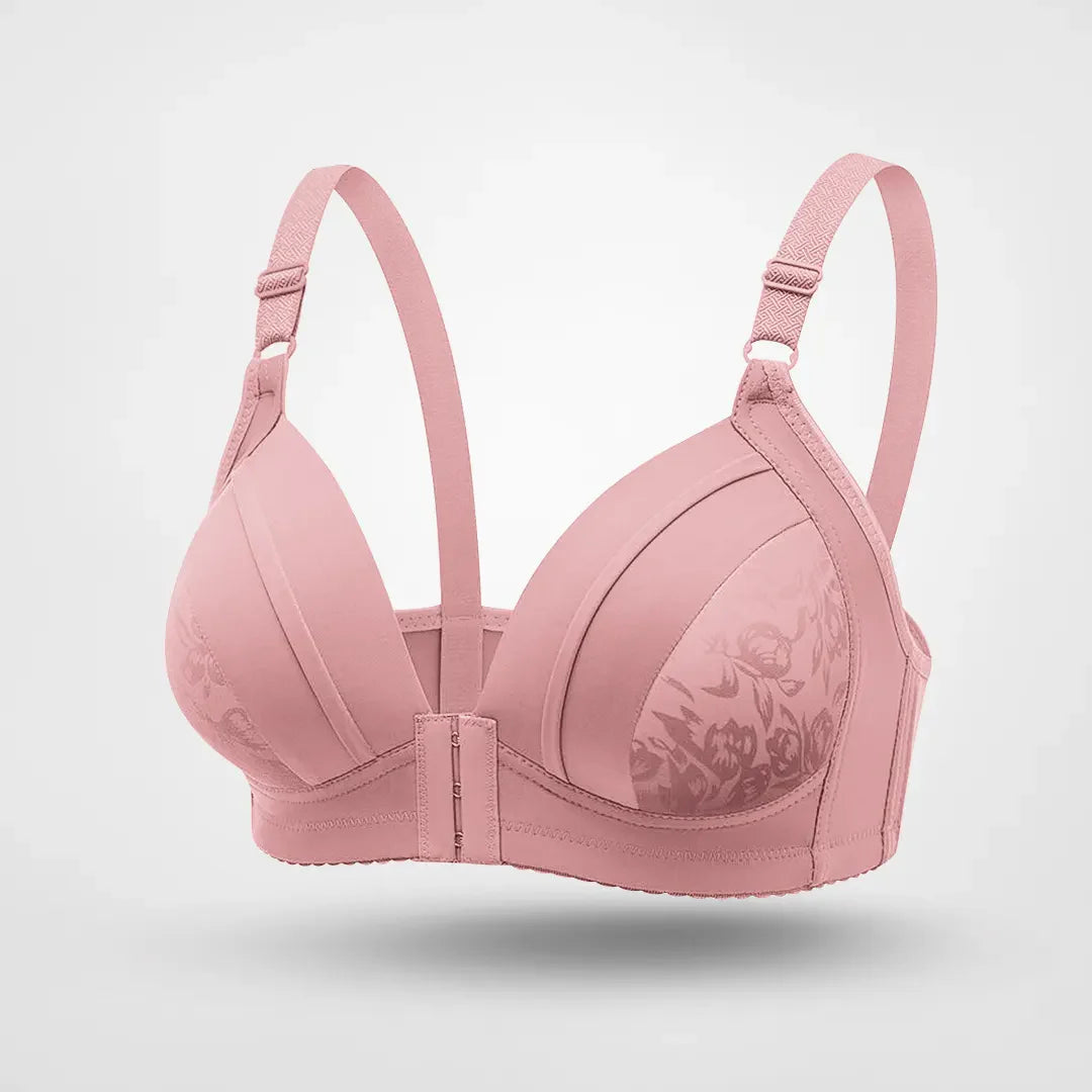 Emilie - Komfort bh med elegante blomsterdetaljer