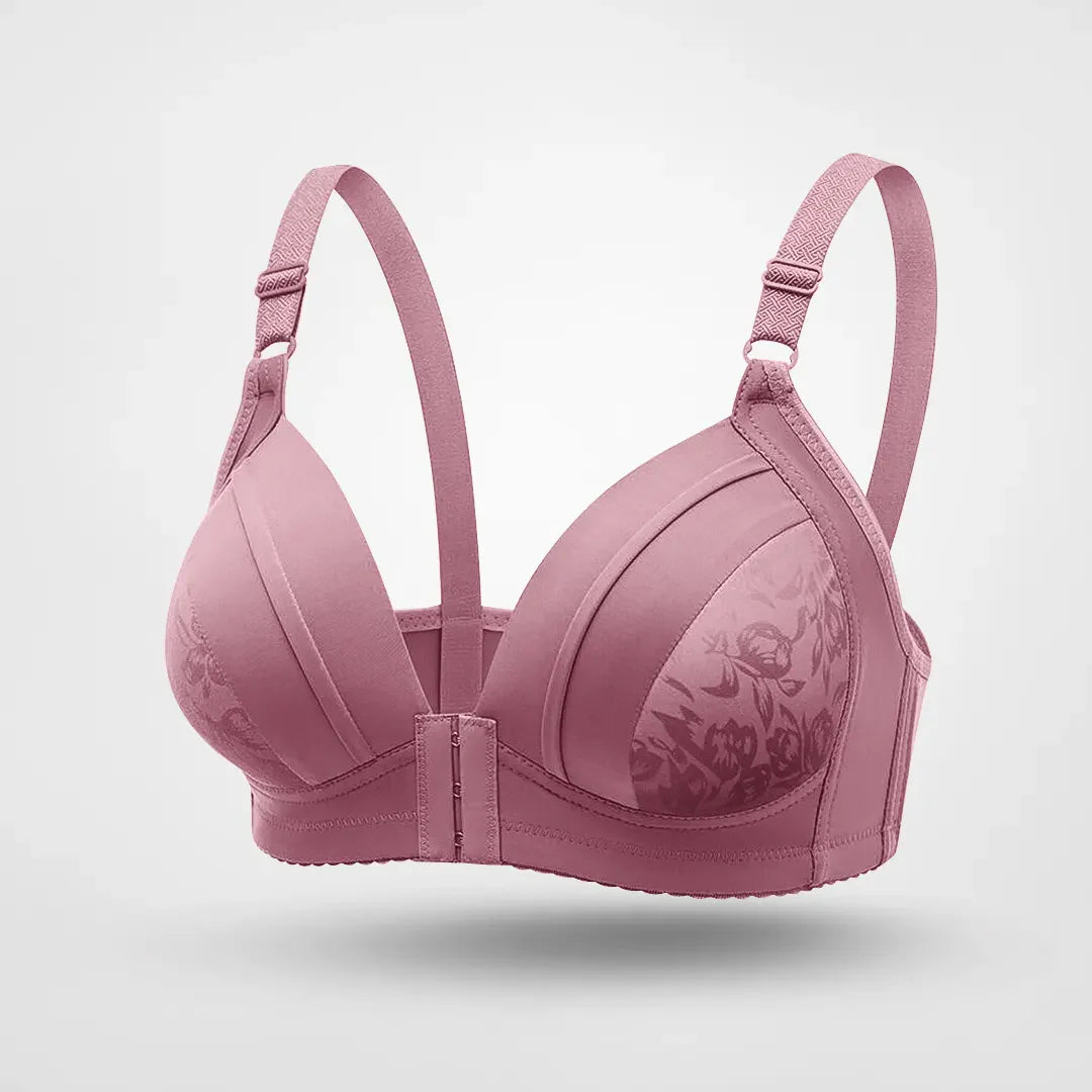 Emilie - Komfort bh med elegante blomsterdetaljer